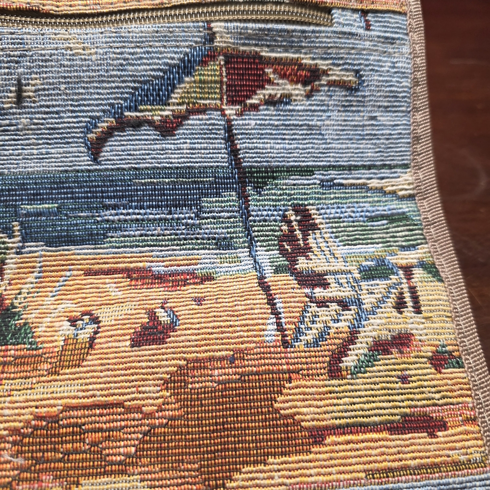 Beach Scene Tapestry Tote Bag - Picture 2 of 5